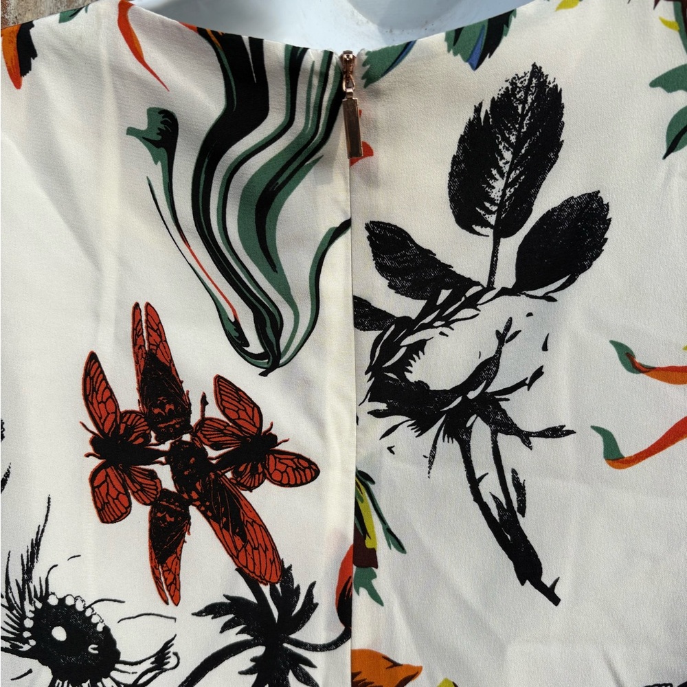Tibi Ivory Gothic Floral Shift size 4 - Picture 9 of 11